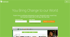 Desktop Screenshot of freshvine.co